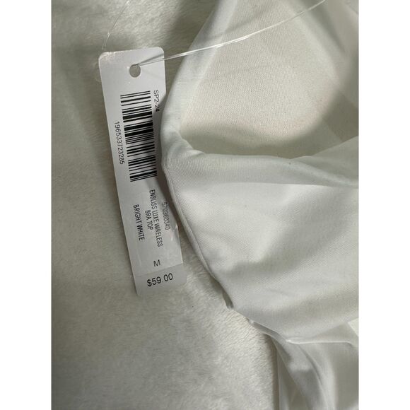 Soma Endless Luxe Wireless Bra Top Bright White Size Medium NEW with Tags Other - Picture 3 of 7